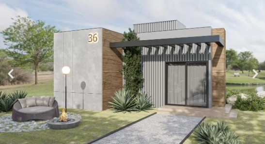 Casa compacta de 28 a 36 m² para Airbnb